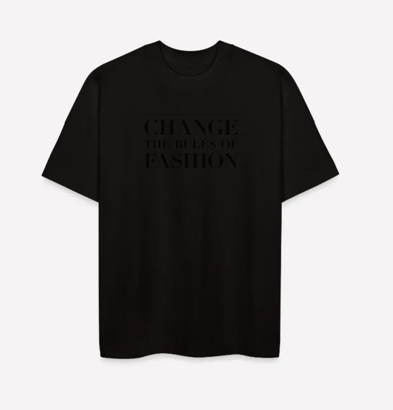 unisex T-shirt "change the rules of fashion"